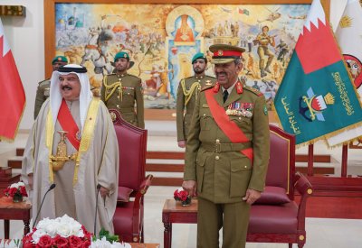 جلالة الملك المعظم القائد الأعلى للقوات المسلحة يزور القيادة العامة بمناسبة ذكرى تأسيس قوة دفاع البحرين