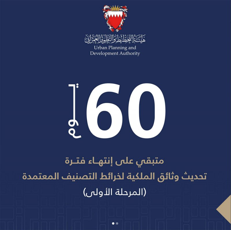 هيئة التخطيط والتطوير العمراني: 60 يوم على انتهاء فترة تحديث وثائق الملكية