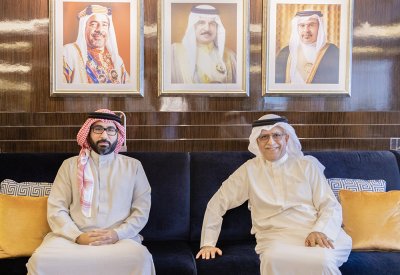 المؤيد يستقبل رئيس الاتحاد الآسيوي لكرة القدم