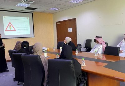 محاضرة توعوية عن اجراءات التبليغ عن الحوادث المرورية البسيطة