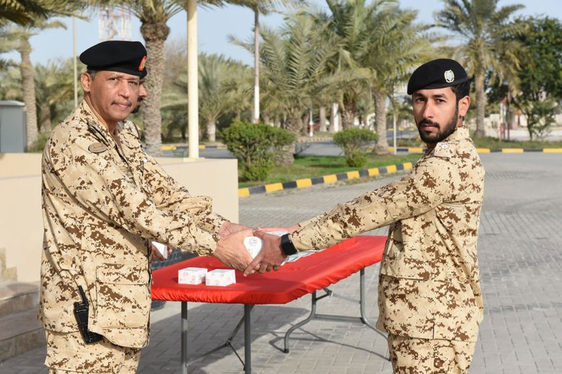 أسلحة ووحدات قوة دفاع البحرين تصدح فرحاً وابتهاجاً بمناسبة الذكرى الخامسة والخمسين لتأسيس قوة دفاع البحرين‎‎