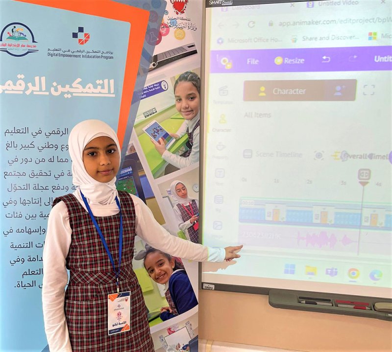 15 طالبة موهوبة في إنتاج المحتوى الرقمي يقدمن ورشاً تدريبية