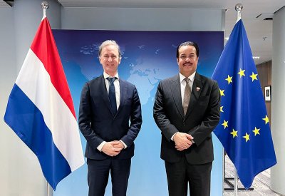 سفير البحرين المعين لدى هولندا يجتمع مع مدير شؤون الشرق الأوسط وشمال أفريقيا بالخارجية الهولندية