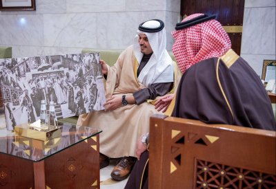 نائب أمير منطقة الرياض بالمملكة العربية السعودية يستقبل سفير البحرين في الرياض
