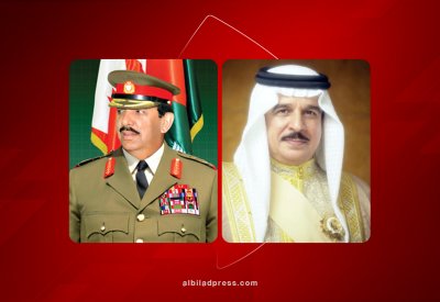 جلالة الملك المعظم يتلقى برقية تهنئة من القائد العام لقوة دفاع البحرين