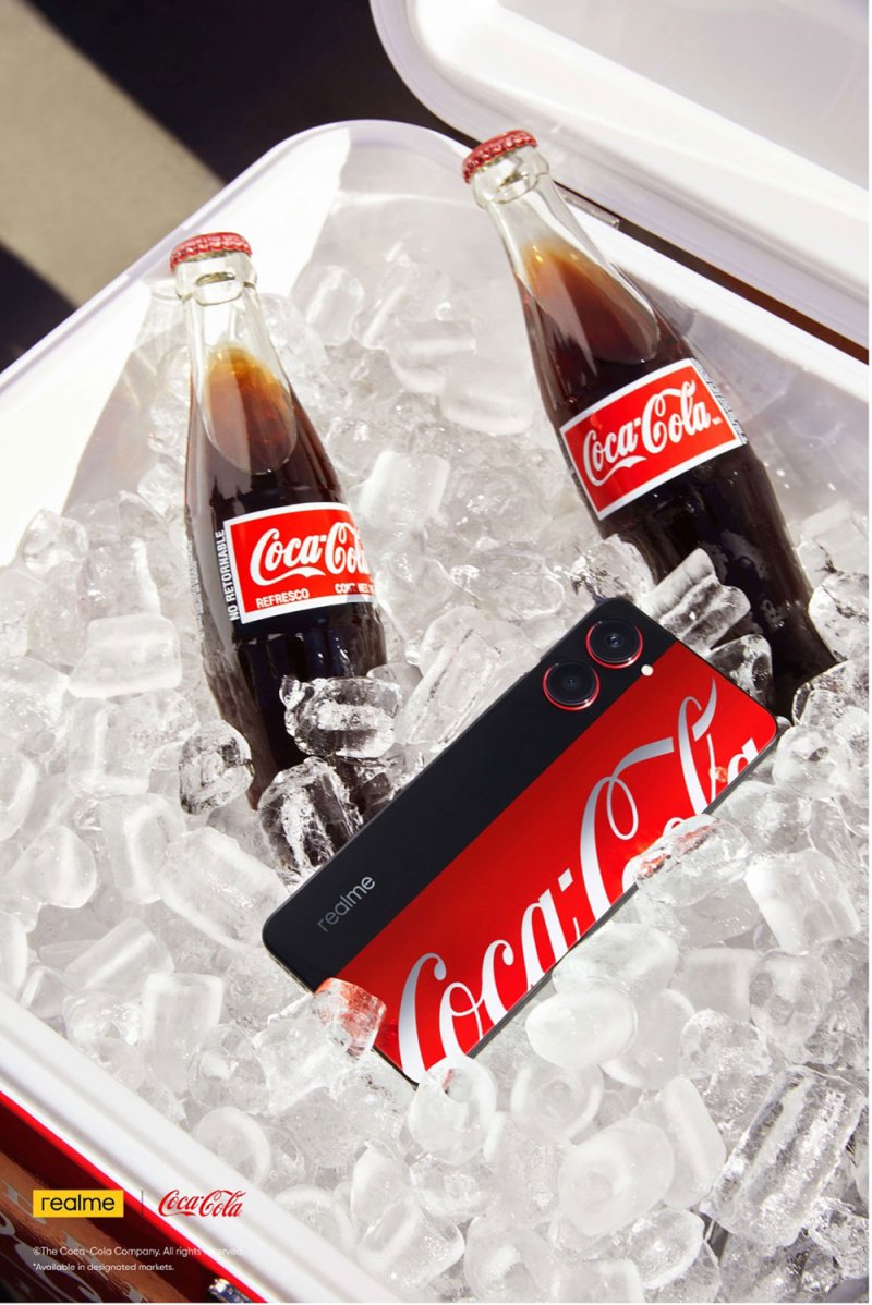 ريلمي تطرح أول هاتف ذكي  يحمل علامة Coca-Cola