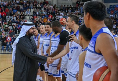 سمو الشيخ عيسى بن علي يشهد مهرجان الجالية الفلبينية ومباراة منتخب كرة السلة 