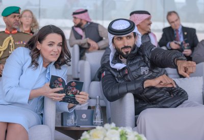 فخامة رئيسة المجر تشهد كأس ناصر بن حمد وأنجاله لسباق الخيل