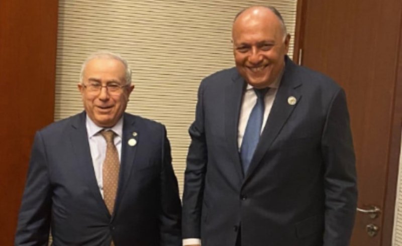 وزير الخارجية المصري يبحث مع نظيره الجزائري سبل تعزيز العلاقات الثنائية بين البلدين