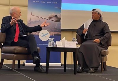 طيران الخليج تشارك في مؤتمر HFW للطيران في الشرق الأوسط