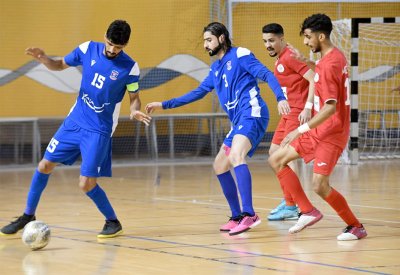 المنامة ينفرد بصدارة دوري كرة الصالات بفوز خماسي على سار