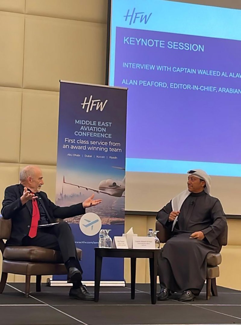 طيران الخليج تشارك في مؤتمر HFW للطيران في الشرق الأوسط