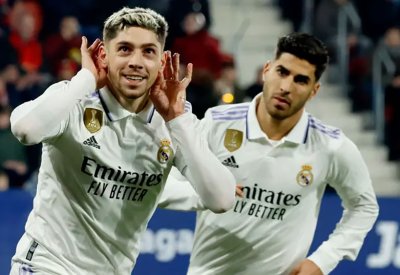 ريال مدريد يتجاوز أوساسونا بثنائية فالفيردي وأسينسيو