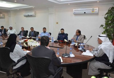 العصفور يطلع على مراسم حفل تسلم شهادة اعتماد عالي مدينة صحية