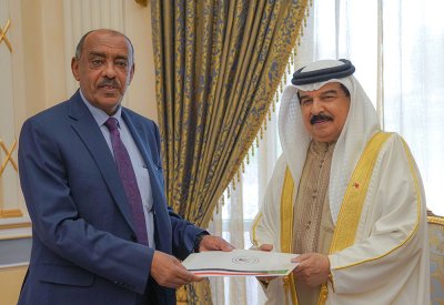 جلالة الملك المعظم يتسلم رسالة خطية من رئيس المجلس الانتقالي السوداني