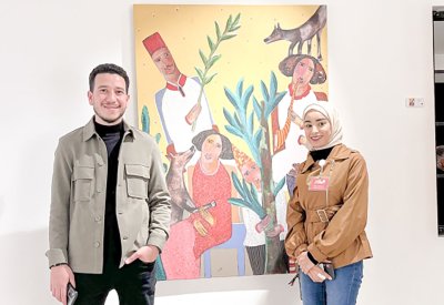 الفنان مصطفى ربيع: أستلهم شخوصي من روح الطفل
