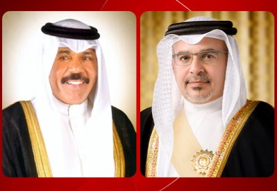 سمو ولي العهد رئيس مجلس الوزراء يهنئ أمير دولة الكويت بذكرى العيد الوطني وذكرى يوم التحرير