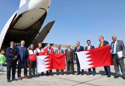 الهلال الأحمر البحريني يقدم مساعدات لمتضرري الزلزال في سوريا