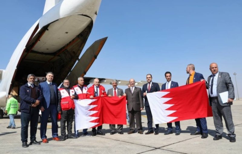 الهلال الأحمر البحريني يقدم مساعدات لمتضرري الزلزال في سوريا