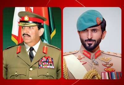 القائد العام لقوة دفاع البحرين يبعث برقية تهنئة إلى سمو مستشار الأمن الوطني قائد الحرس الملكي