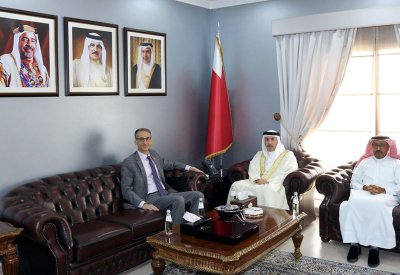 محافظ العاصمة يستقبل السفير الأمريكي لدى المملكة