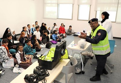 الإدارة العامة للمباحث والأدلة الجنائية تُشارك في "معرض إنجاز البحرين المهني 2023"