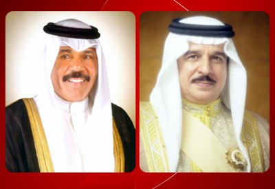 جلالة الملك المعظم يتلقى برقية شكر جوابية من أخيه أمير دولة الكويت