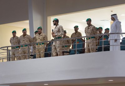 الحرس الملكي يقيم احتفالاً بمناسبة فوز قائد الفريق الملكي للقدرة ببطولة العالم لسباقات القدرة‎‎‎‎