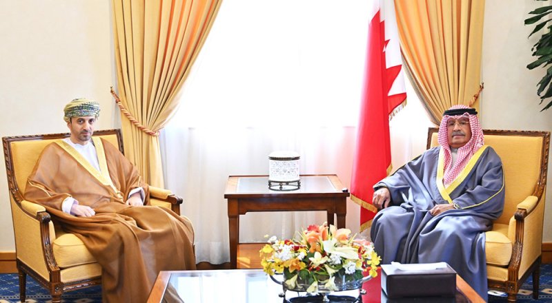 سمو الشيخ علي بن خليفة آل خليفة يستقبل سفير سلطنة عمان لدى مملكة البحرين‎‎