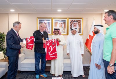 الوفد الصربي الرياضي يزور اتحاد الكرة الطائرة