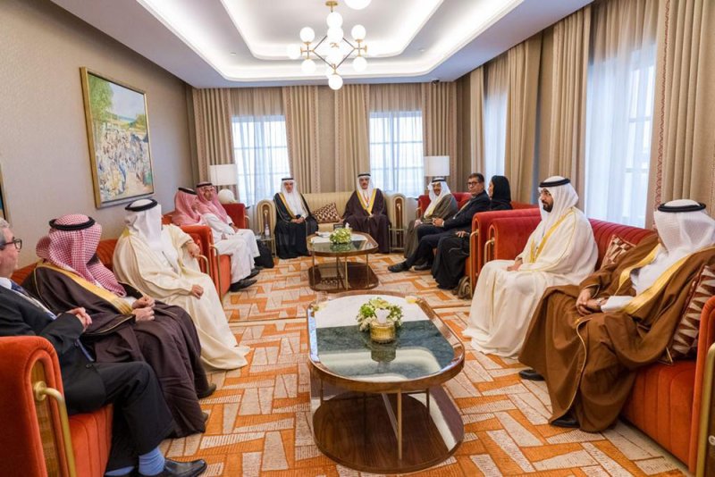 رئيسا مجلسي الشورى والنواب في مقدمة مستقبلي رؤساء وفود المجالس "الأردني والمصري العماني والسعودي والجزائري"
