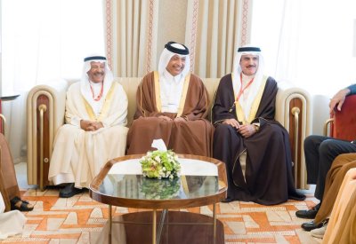 رئيسا مجلسي الشورى والنواب يستقبلان رئيس مجلس الشورى القطري