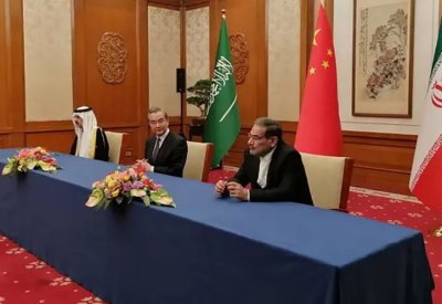 بالفيديو: بيان سعودي إيراني صيني: اتفاق على استئناف العلاقات بين الرياض وطهران