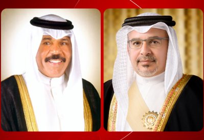 سمو ولي العهد رئيس مجلس الوزراء يتلقى برقية شكر جوابية من أمير دولة الكويت