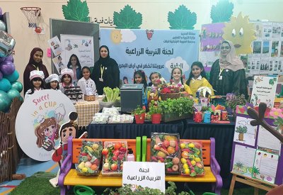 200 طالبة يستخدمن جهاز خاص في مدرسة العروبة لتحويل بقايا الأطعمة إلى "سماد عضوي" 