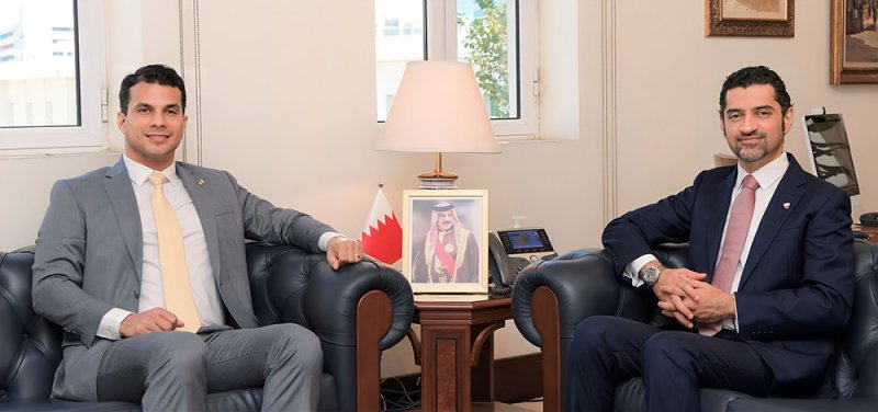 وزير شؤون البلديات والزراعة يبحث التعاون مع عضو مجلس الشيوخ البرازيلي