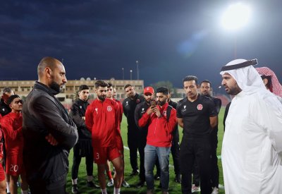 سمو الشيخ عيسى بن علي: للمحرق تاريخ كروي مشرف وثقتنا كبيرة بلاعبيه لتخطي السيب العماني