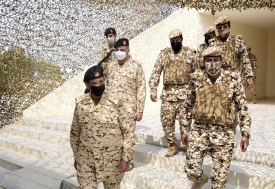 القائد العام لقوة دفاع البحرين يتفقد مجريات تمرين القيادات "حصن الوطن 2023"