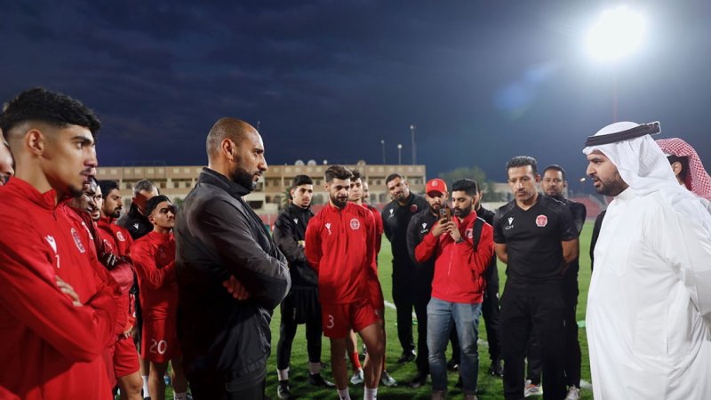 سمو الشيخ عيسى بن علي: للمحرق تاريخ كروي مشرف وثقتنا كبيرة بلاعبيه لتخطي السيب العماني