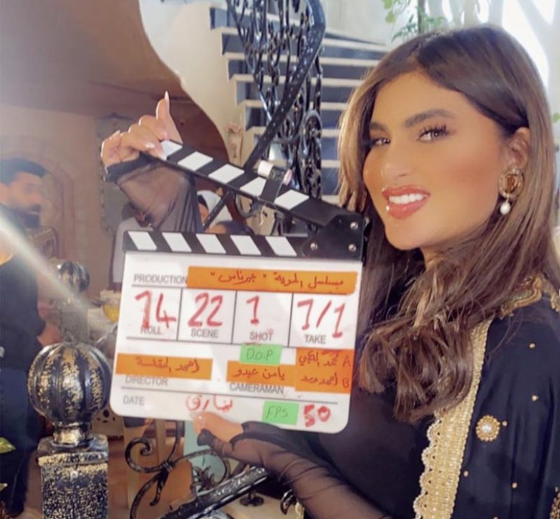 أميرة محمد في دبي لمسلسلها الرمضاني