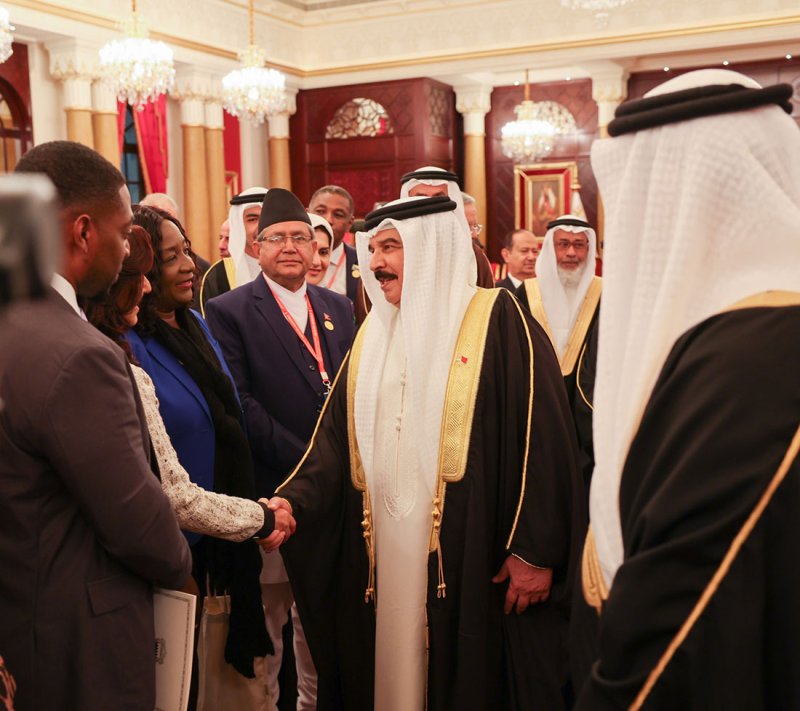 جلالة الملك المعظم يستقبل رؤساء المجالس البرلمانية والتشريعية المشاركين في اجتماعات الجمعية العامة للاتحاد البرلماني الدولي