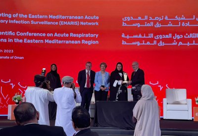 المركز الوطني للإنفلونزا بمملكة البحرين يحصد جائزة منظمة الصحة العالمية لإقليم شرق المتوسط