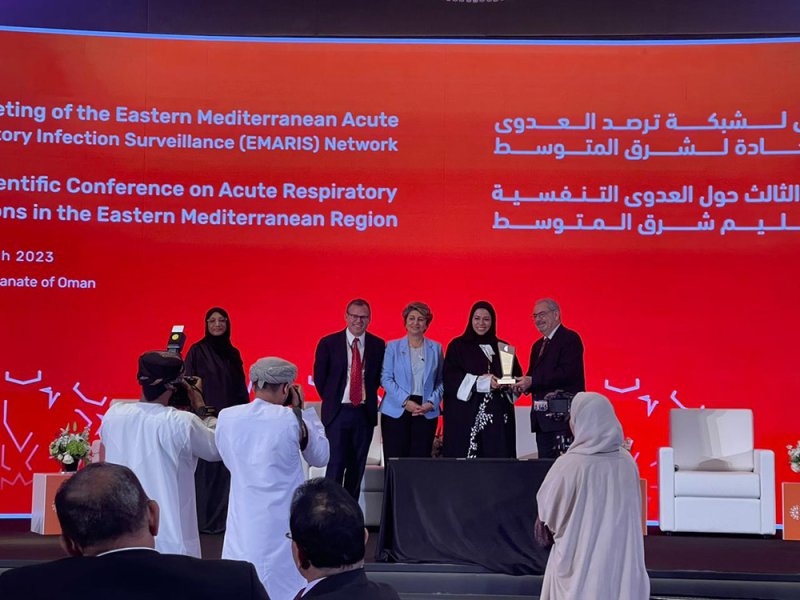 المركز الوطني للإنفلونزا بمملكة البحرين يحصد جائزة منظمة الصحة العالمية لإقليم شرق المتوسط