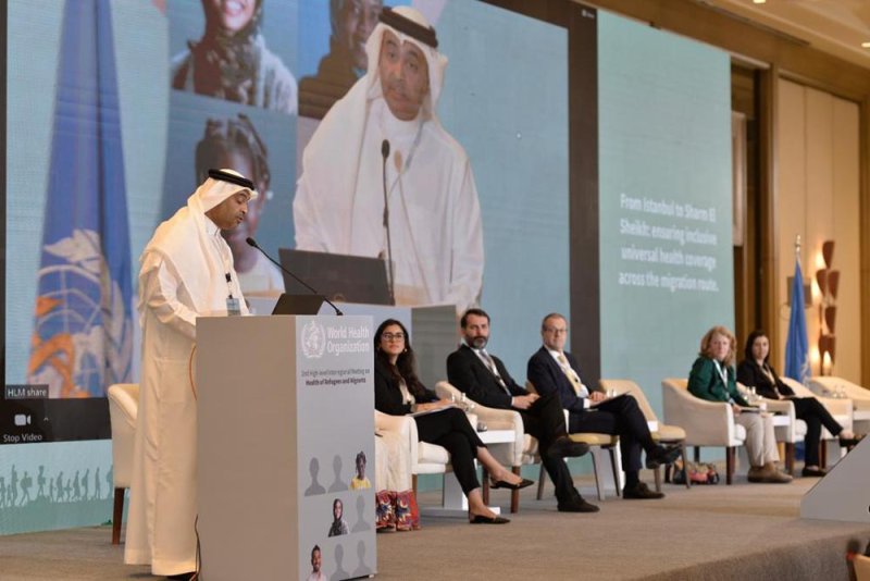 المانع يشارك في الاجتماع الإقليمي الثاني لمنظمة الصحة العالمية حول صحة اللاجئين والمهاجرين