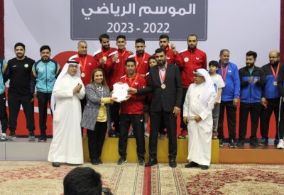 الشيخة حياة بنت عبدالعزيز تتوج سار بطلا لدوري العموم لكرة الطاولة