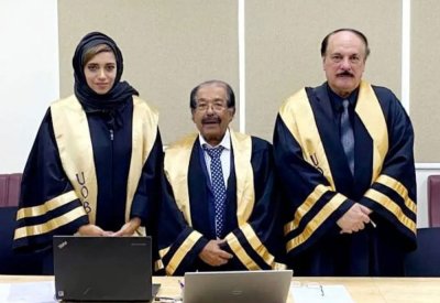 الزميلة ندى نسيم تنال الماجستير بإمتياز في تخصص الارشاد الأسري