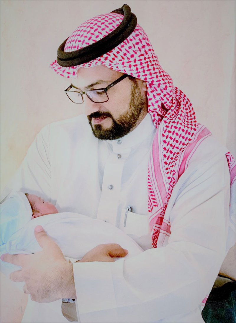الزميل نزار العلي يرزق بمولوده الجديد