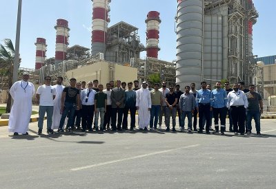 طلبة "تطبيقي" جامعة البحرين يزورون محطة الدور 2 للطاقة والتحلية
