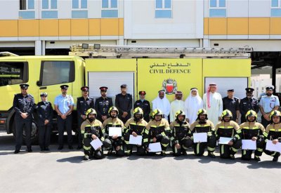 مجلس أيوب المناعي يزور الدفاع المدني ويشيد بعطاء رجاله