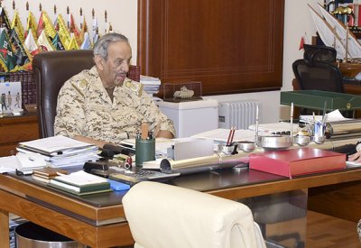 القائد العام لقوة دفاع البحرين يستقبل قائد الخدمات الطبية الملكية بالوكالة‎‎